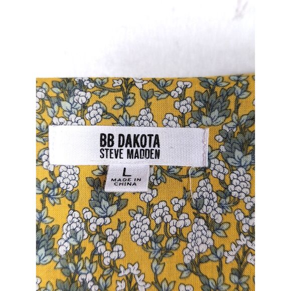 REVOLVE BB DAKOTA Boho Cottage Ditsy Floral "Big Flirt Energy" Mini Dress Large - Picture 9 of 11